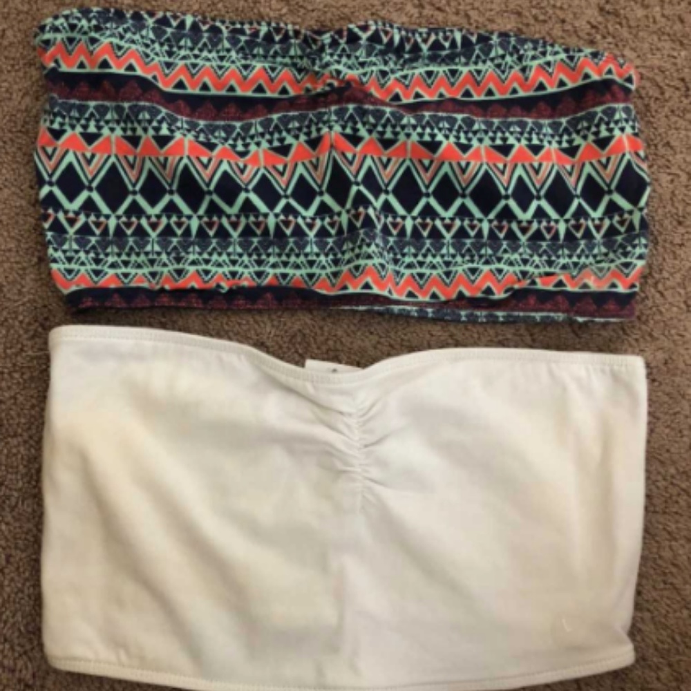 NEVER WORN Bandeaus from PacSun